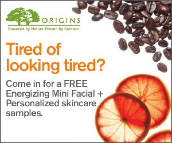 Origins free mini facial