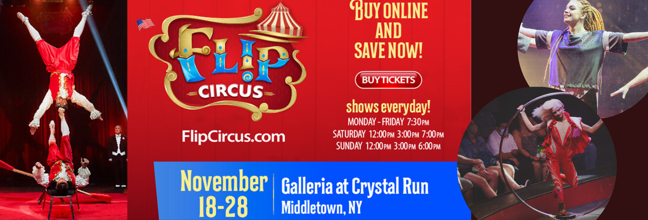 Flip Circus Web Slider