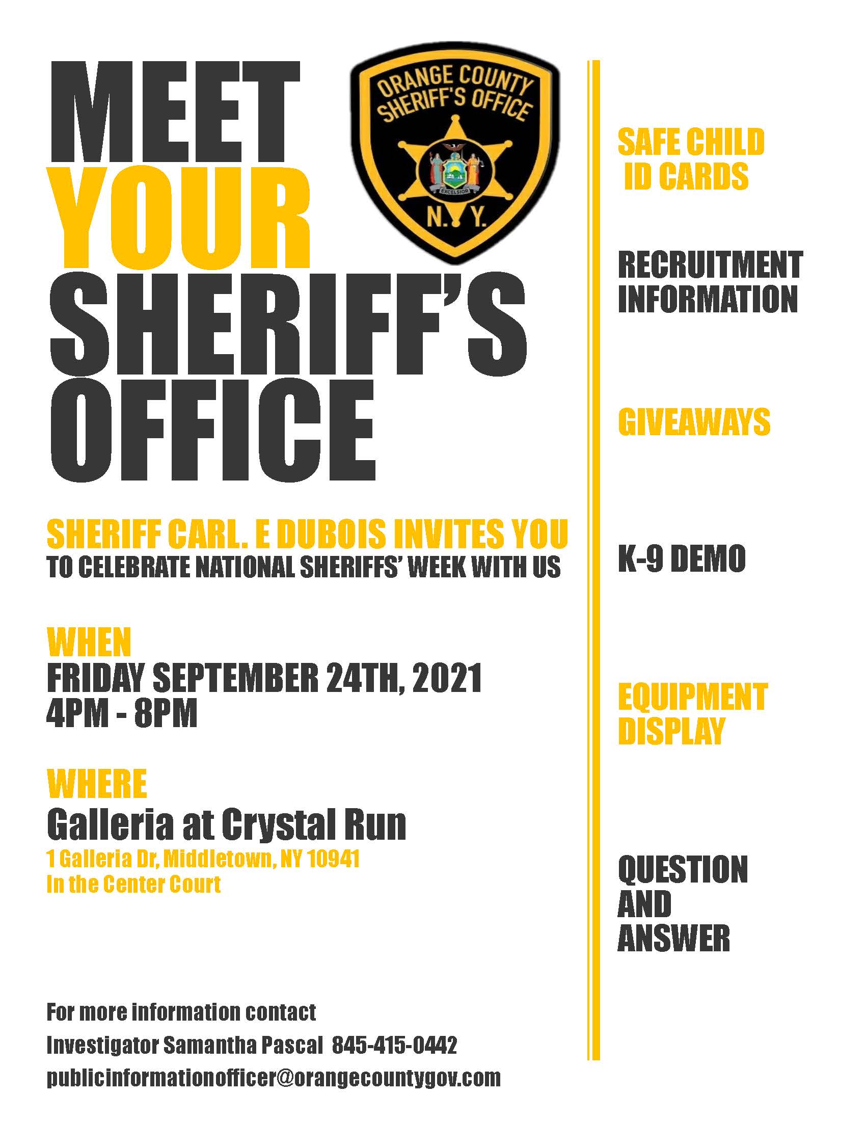 Meet Your Sheriffs Office Flyer PDF