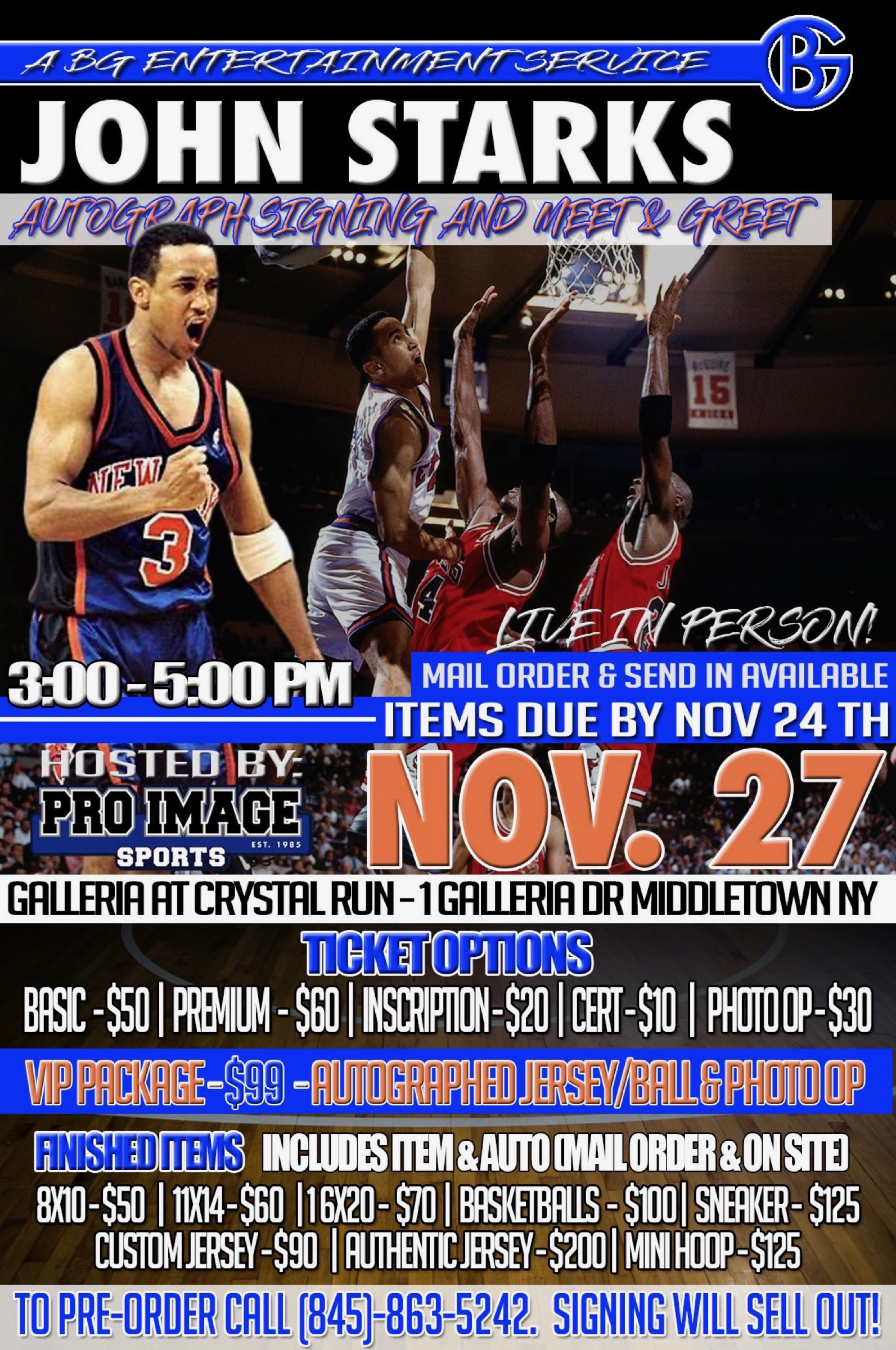 Lot Detail - 1993-94 JOHN STARKS AUTOGRAPHED NEW YORK KNICKS GAME