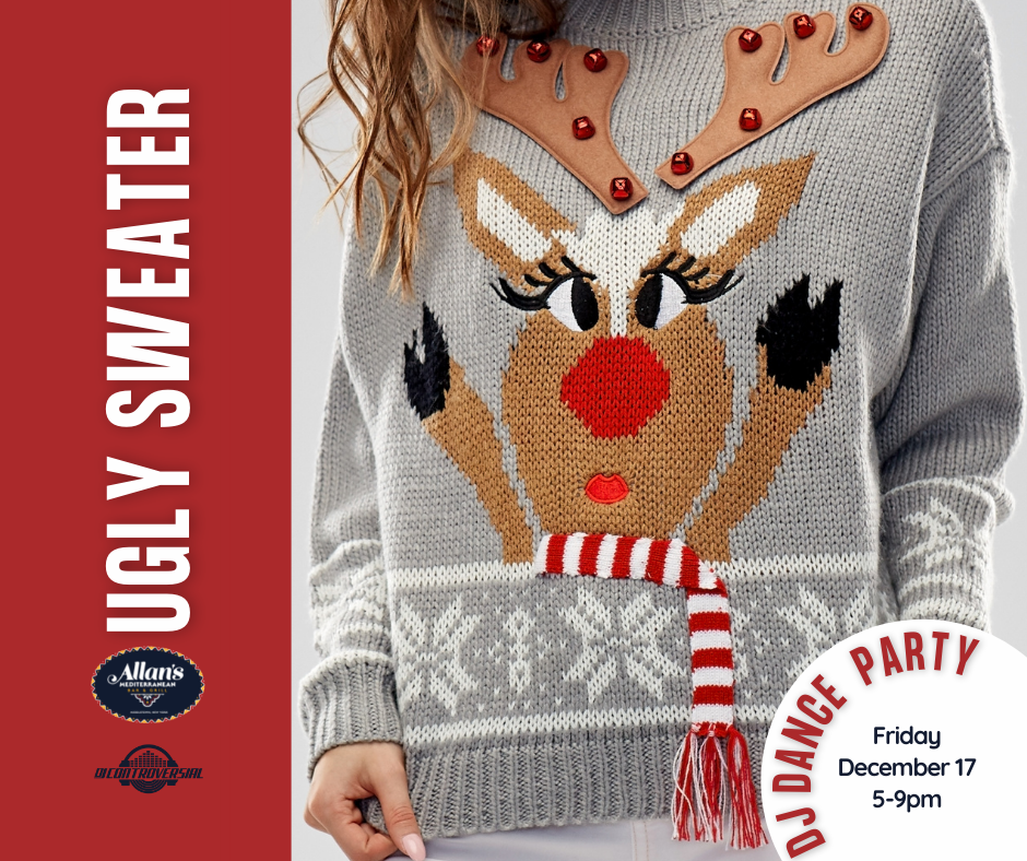 AMG Ugly sweater Event Cover Instagram Post Instagram Story Facebook Post