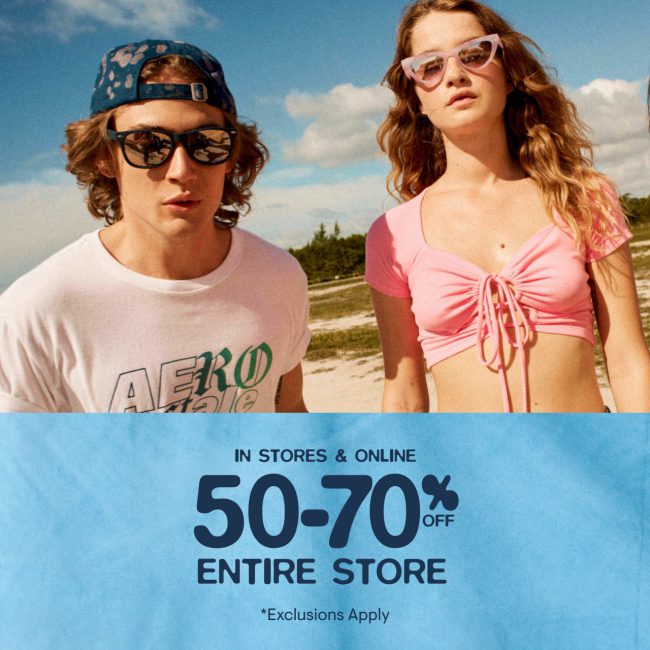 Aeropostale Campaign 43 Shop Now 50 70 Off at Aeropostale EN 1280x1280 1