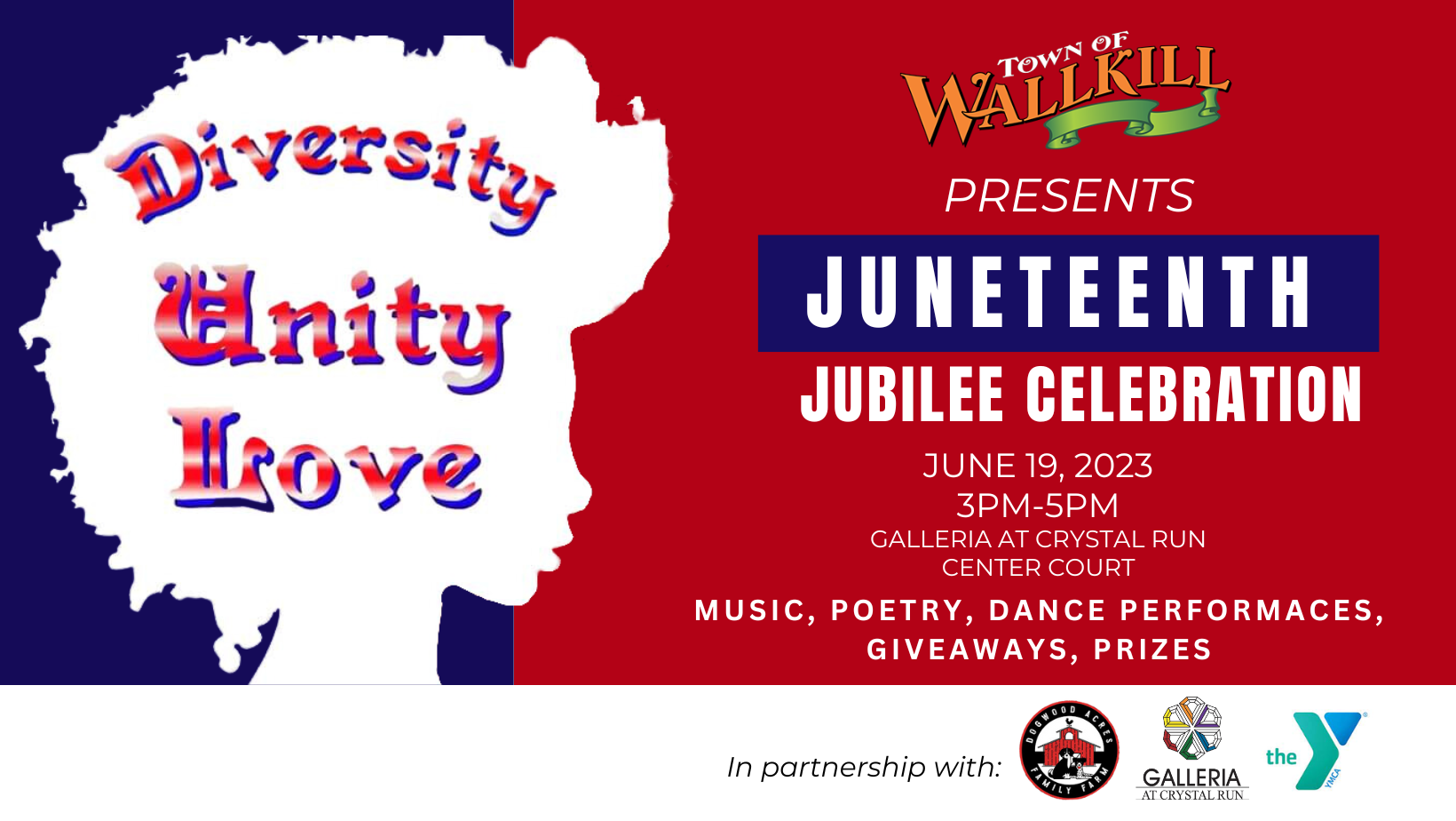 JUNETEENTH CELEBRATION TOWN OF WALLKILL Facebook Cover 1