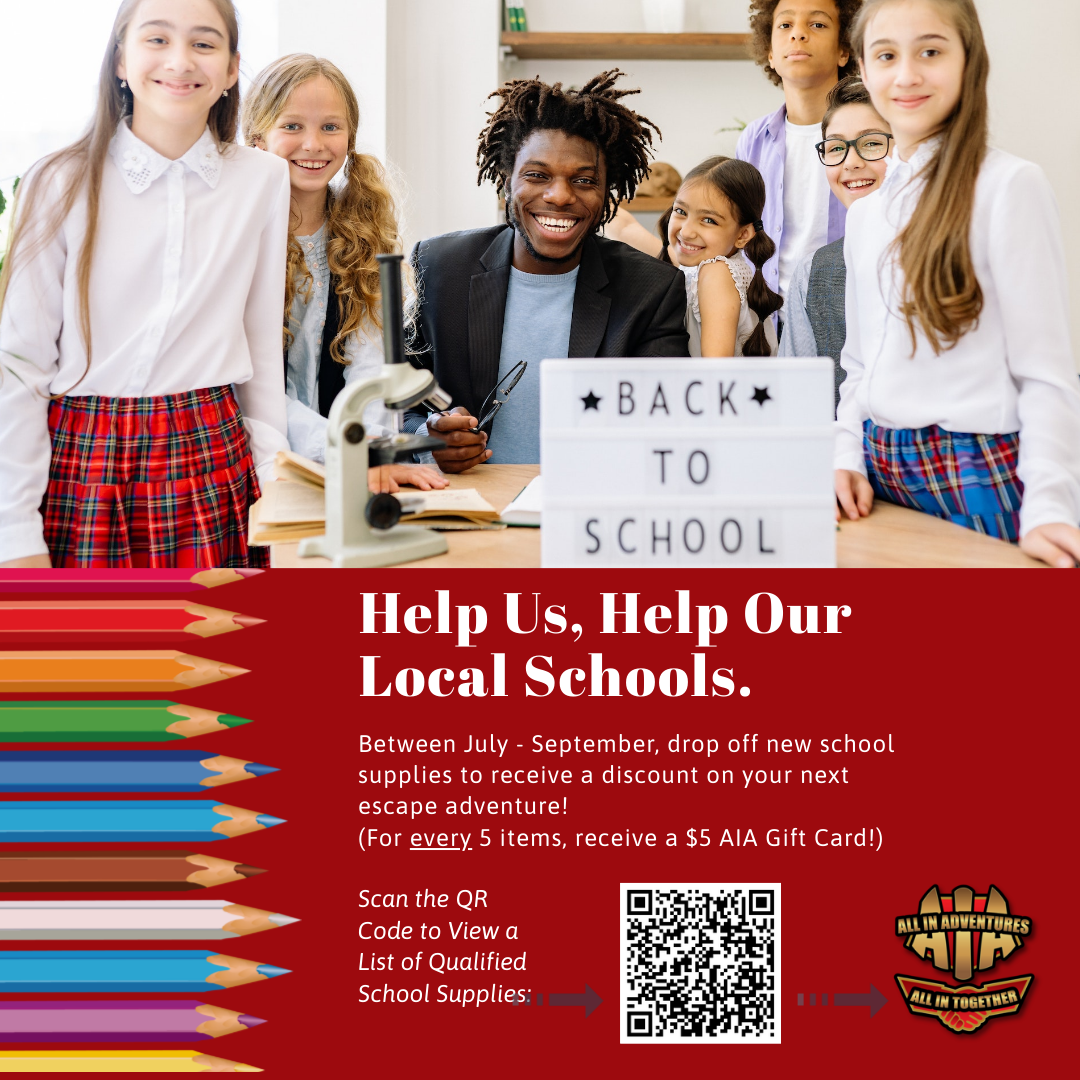 School Supply Drive Social