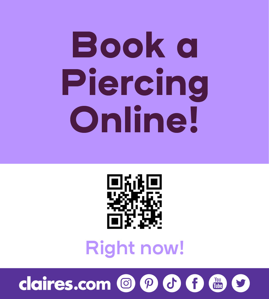 Claires Online Piercing Appointment NA 2022