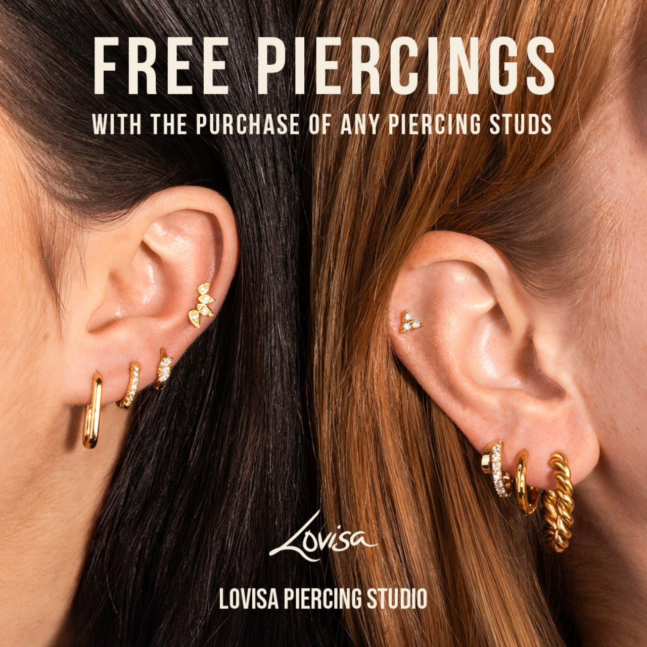 Lovisa Campaign 7 Free Piercings with the Purchase of Any Piercing Studs EN 1280x1280 1