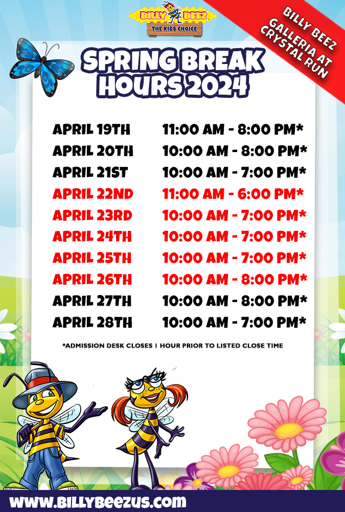 2024 Spring Break Hours EBlast CRY 2