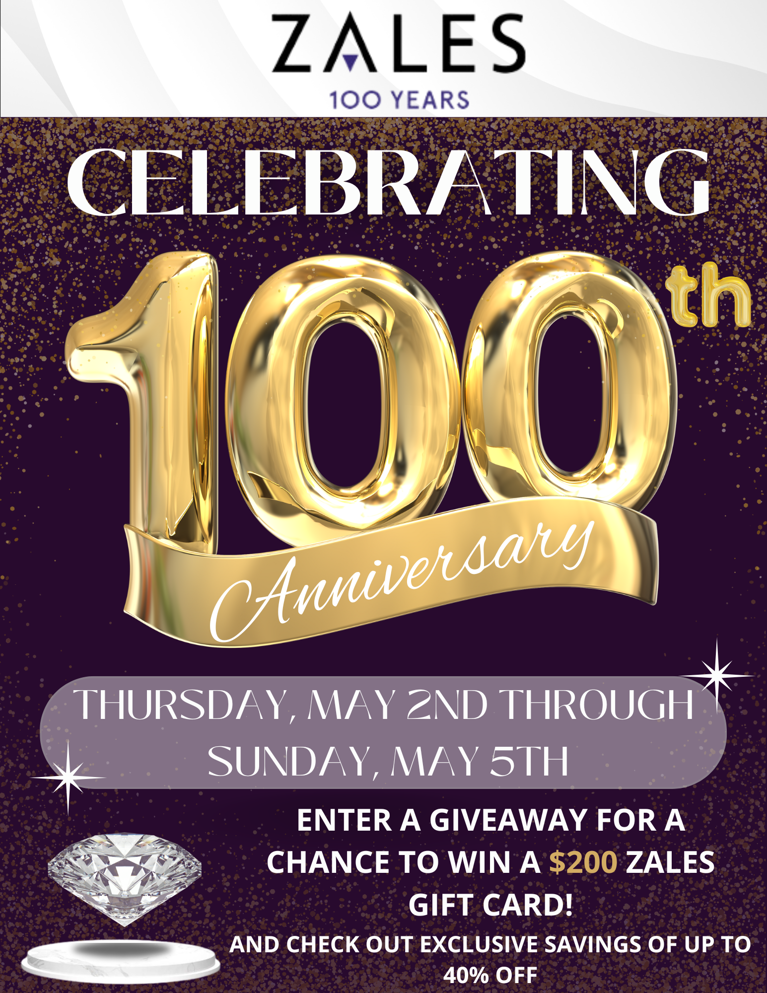 Zales 100th Anniversary 2