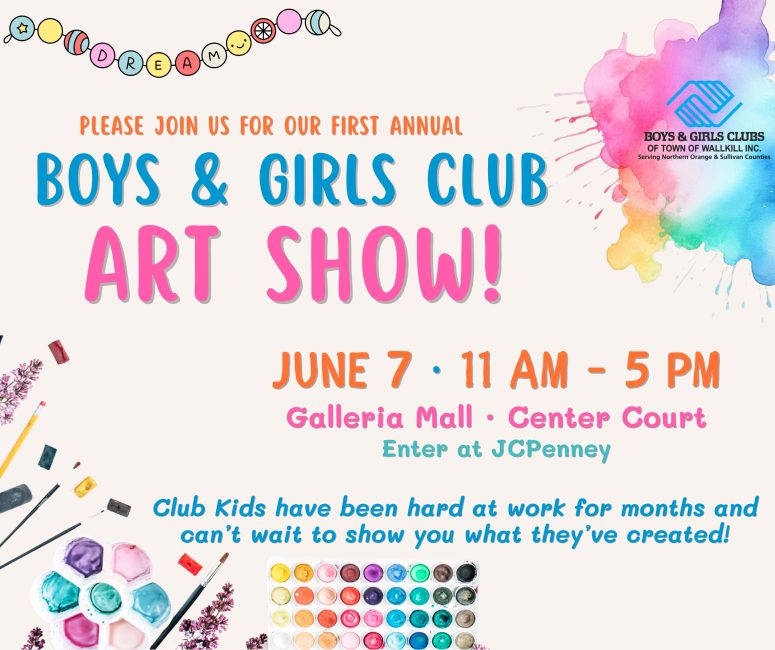 Boys & Girls Club, Art Show Flyer