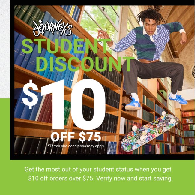 Journeys Campaign 5 Journeys Student Discount EN 1280x1280