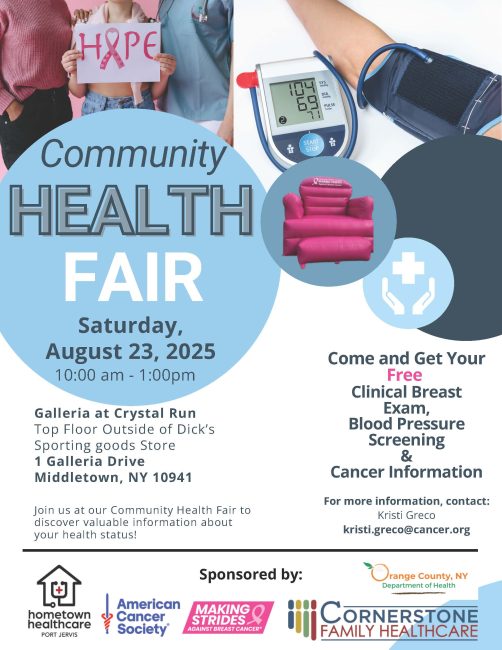 Community Health Fair Screening Event 08.12.2025 Page 1