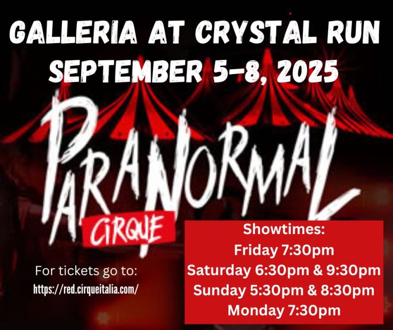 Galleria at Crystal Run Cirque Italia Marketing Ad