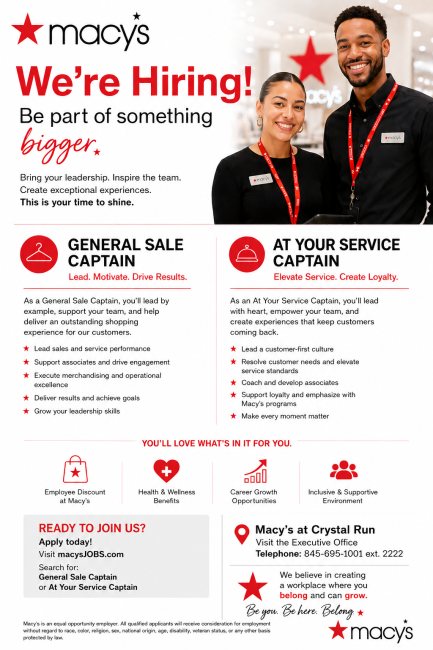 Macy's Hiring Event